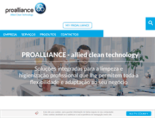 Tablet Screenshot of proalliance.pt